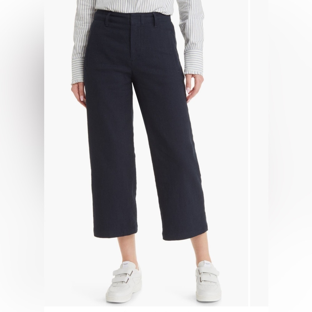 NWT Rag & Bone Dylan Cropped Wide Leg Pants in Navy